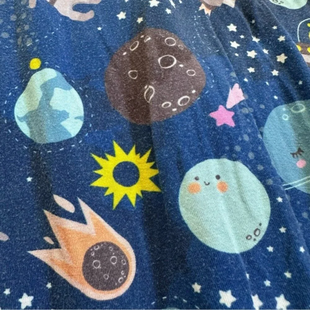Little Sleepies | Out of This World Sleeper Footie Pajamas | Size 12-18 Months